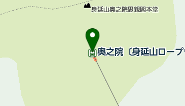 奥之院〔身延山ロープウェイ〕の地図画像