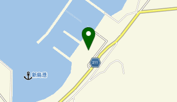 新島港〔B堤駐車場〕の地図画像