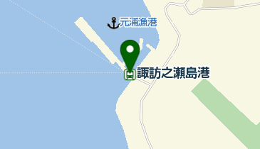 諏訪之瀬島港の地図画像