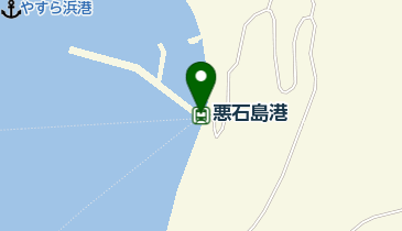 悪石島港の地図画像