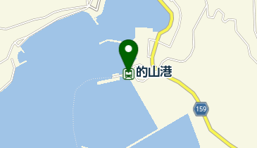 的山港の地図画像
