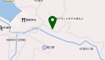 紅葉谷公園入口の地図画像