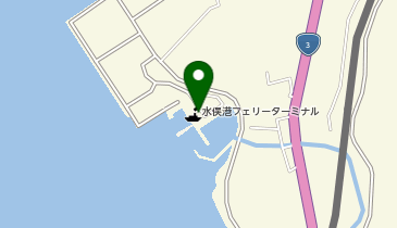 水俣港〔航路〕の地図画像