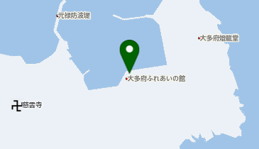 大多府島港の地図画像