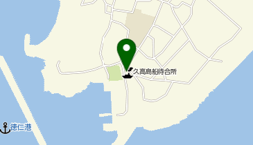 久高島港の地図画像