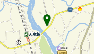 天龍峡温泉港の地図画像