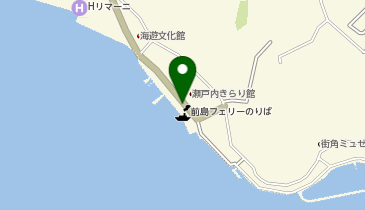 牛窓港の地図画像