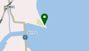 井川ダムの地図画像