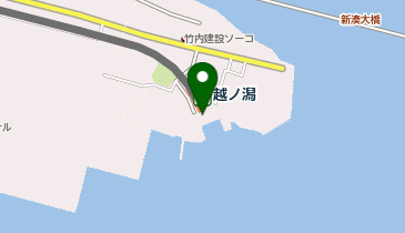 越の潟港の地図画像