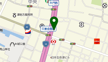 ホテル津センターパレスの地図画像