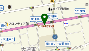 北１条東６丁目 バス停 の時刻表 アクセス 地点情報 地図 Navitime