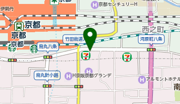 京都駅八条口アバンティ前 バス停 の時刻表 アクセス 地点情報 地図 Navitime