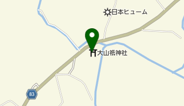 大山祇神社の地図画像