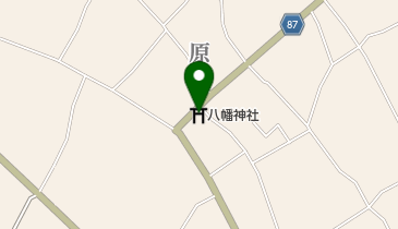 八幡神社の地図画像