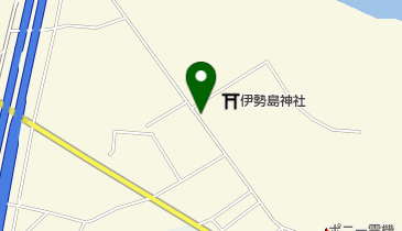 伊勢島神社の地図画像