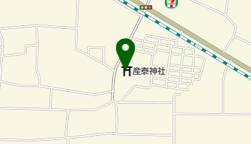 産泰神社の地図画像