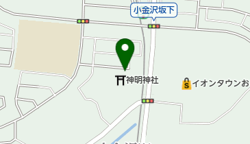 神明神社の地図画像