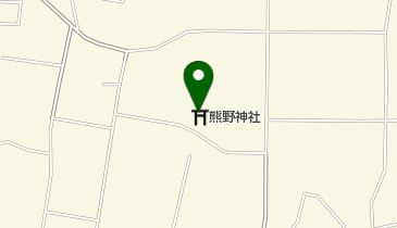 熊野神社の地図画像