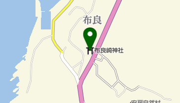 布良崎神社の地図画像