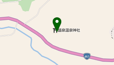 温泉神社の地図画像