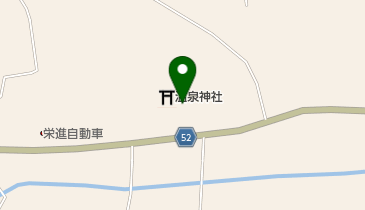 二渡神社の地図画像