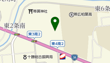 十勝護国神社の地図画像