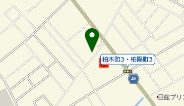 柏木神社の地図画像