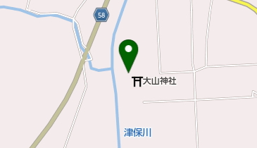 大山神社の地図画像