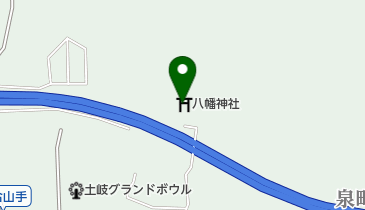 八幡神社の地図画像