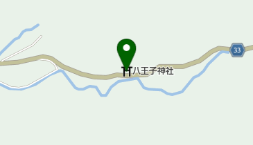 八王子神社の地図画像
