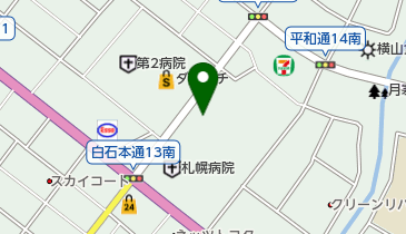 白石神社の地図画像