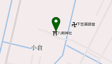 八剣神社の地図画像