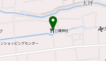 八幡神社の地図画像