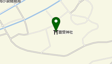 豊受神社の地図画像