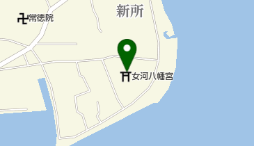女河八幡宮の地図画像