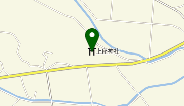 上座神社の地図画像
