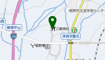 三島神社の地図画像