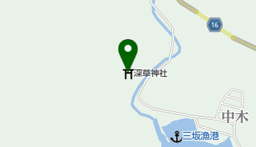 深草神社の地図画像