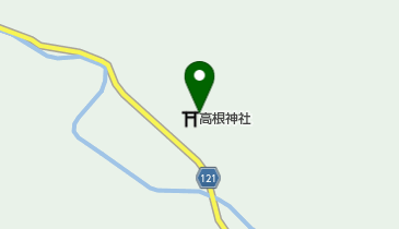 高根神社の地図画像