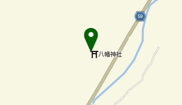 八幡神社の地図画像
