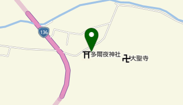 多爾夜神社の地図画像