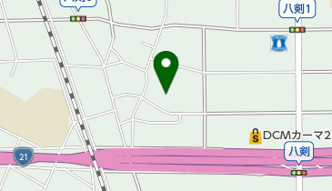 大山神社の地図画像