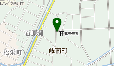 北野神社の地図画像