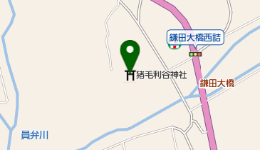 猪毛利谷神社の地図画像