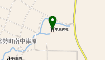 中原神社の地図画像