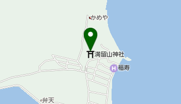 満留山神社の地図画像