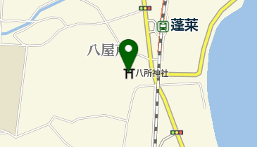 八所神社の地図画像