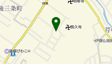 彦根神社の地図画像