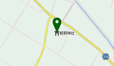 軽野神社の地図画像