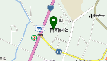 河脇神社の地図画像